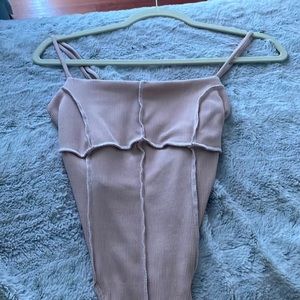 adorbale tan bodysuit